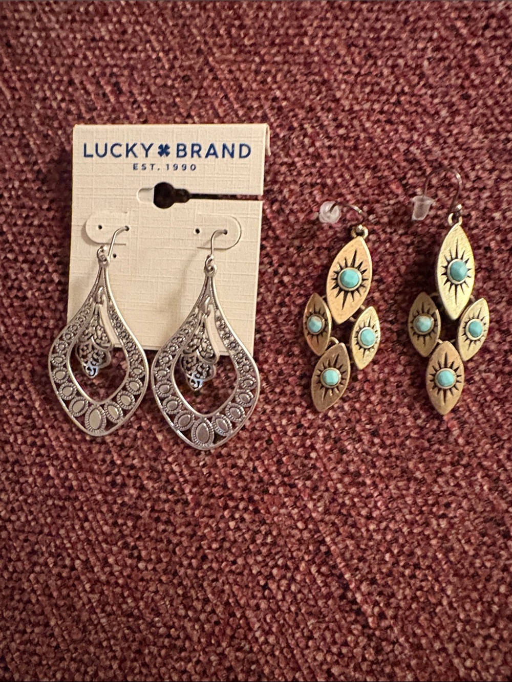 Bundle of Lucky Brand Silver Earrings